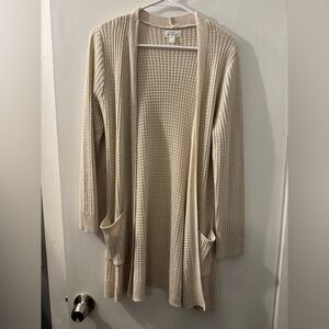 Market & Spruce Cream Cardigan